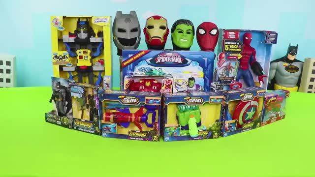 Коллекция игрушек супергероев для детей смотреть онлайн