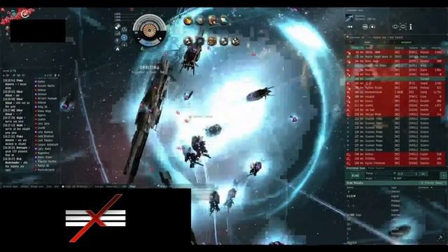 Eve Online - Double Boosh Gate Camp Escape! смотреть онлайн