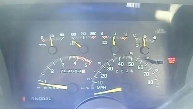 1992 chevy 2500 6.2L diesel cold start смотреть онлайн