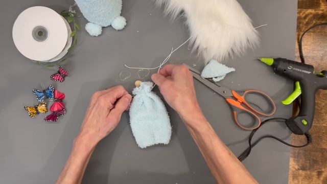 Spring Butterfly Gnome/No Sew Gnome/Sock Gnome/Cone Gnome/Spring Gnome