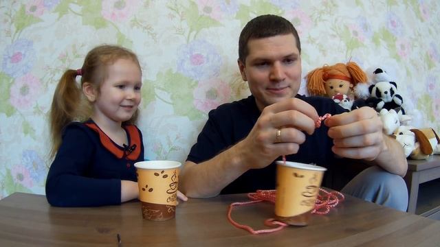 ТЕЛЕФОН из СТАКАНЧИКОВ | DIY смотреть онлайн