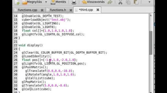 OpenGL (SDL,C++) tutorial 10 - glPushMatrix,glPopMatrix смотреть онлайн