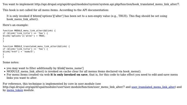 Drupal: How can I change a menu link dynamically? (D7)? (3 Solutions!!) смотреть онлайн