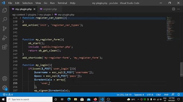 Custom login form - WordPress Custom Plugin Development 2021 in Hindi (Part - 13) смотреть онлайн