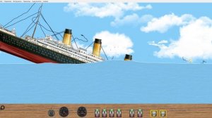 ТИТАНИК  тонет как БРИТАНИК И ОЛИМПИК#titanic #floatingsandbox #floating
