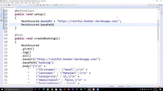 21. Static Variables in Rest Assured Class смотреть онлайн