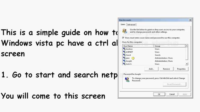 Making Your Vista Screen Ctrl Alt Delete смотреть онлайн