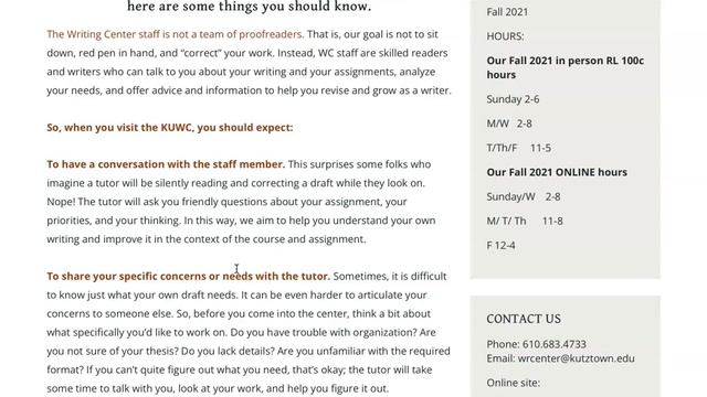 Kutztown Writing Center Info Session Updated смотреть онлайн