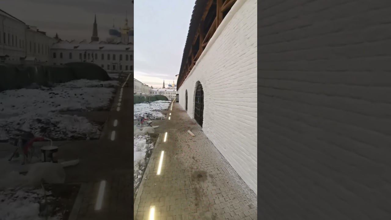 Покраска Казанского кремля в -15 ❄️ при помощи аппарата Yokiji 720 смотреть онлайн