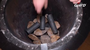 Как правильно уложить камни (заряд) в дровяную банную печь по серому Grill'D Denisov