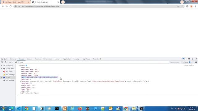 How To Make An IP Address And IP Location Detector With JavaScript смотреть онлайн
