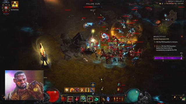 Diablo 3 Season 30 Necro Inarius Nova gr 150 (no ring of fire) rank 1 NA смотреть онлайн
