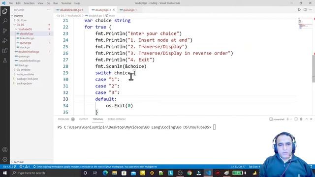 Golang DS Tutorial 6- Doubly Linked List - Part 1 | Dr Vipin Classes смотреть онлайн