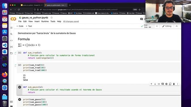 Tutorial: Jupyter y barra de progreso (Gauss vs Python) смотреть онлайн