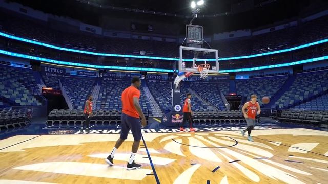 NBA Stadium Basketball TRICKSHOTS vs Julius Randle смотреть онлайн