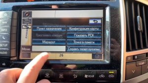 Обновление карт навигации Toyota Land Cruiser 200 2012-2015