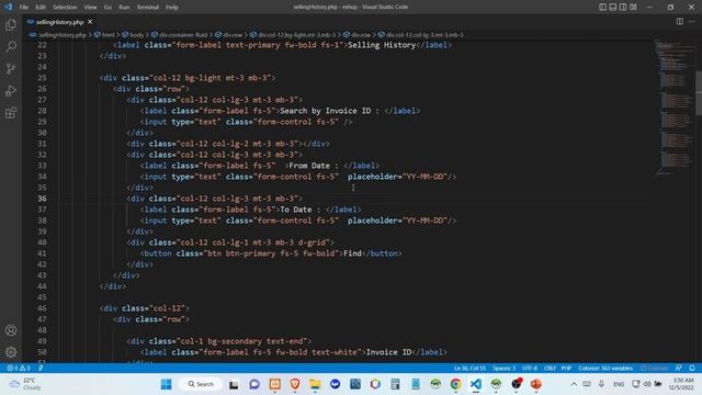 Design a responsive product selling history page in admin panel | Task 49 смотреть онлайн