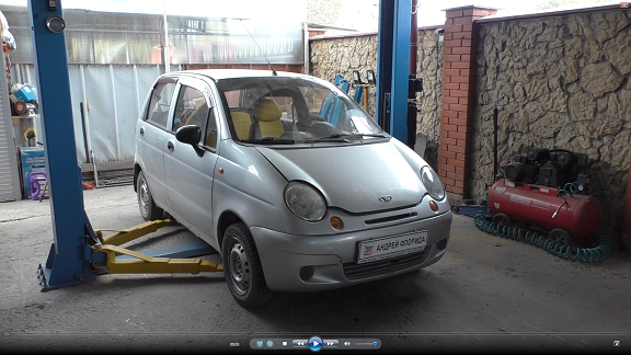 Замена сцепления и заднего сальника коленвала на Daewoo Matiz Дэу Матиз 0,8 2007 года  1часть