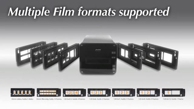 Film and Slide Scanner Plustek OpticFilm 120 смотреть онлайн