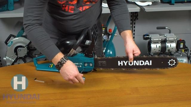 Цепная бензиновая пила Hyundai X 5320 смотреть онлайн