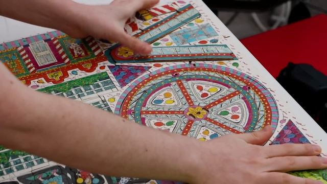 Doing a 3D Ferris Wheel Puzzle *that actually turns* смотреть онлайн