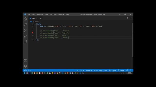 31. Associative Array | php in pashto | پي ايچ پي په پښتو کې смотреть онлайн