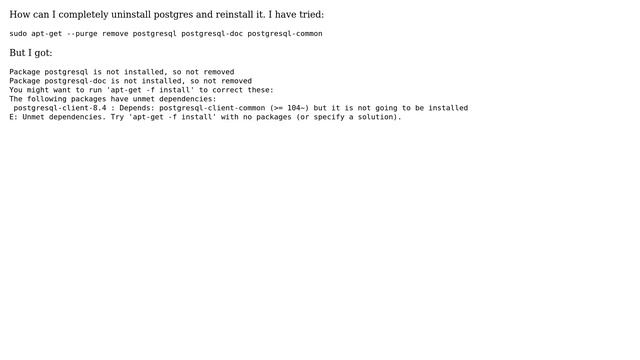 How do I uninstall Postgres? смотреть онлайн