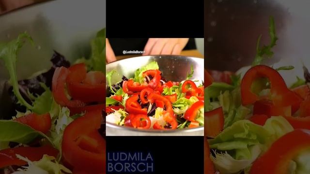 Салат «ВЕСЕННЕЕ НАСТРОЕНИЕ». Идеальный, Лёгкий и вкусный салат на 8 МАРТА! #ludmilaborsch смотреть онлайн