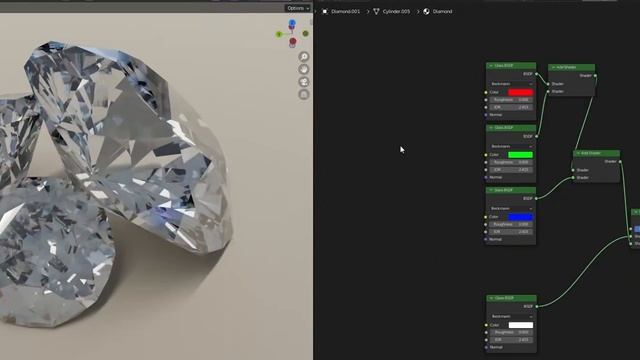 Tutorial: How to Create real Diamonds in Blender 3.3 смотреть онлайн