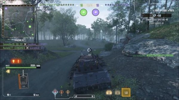 WOT Console II Testing the Krampus Maus