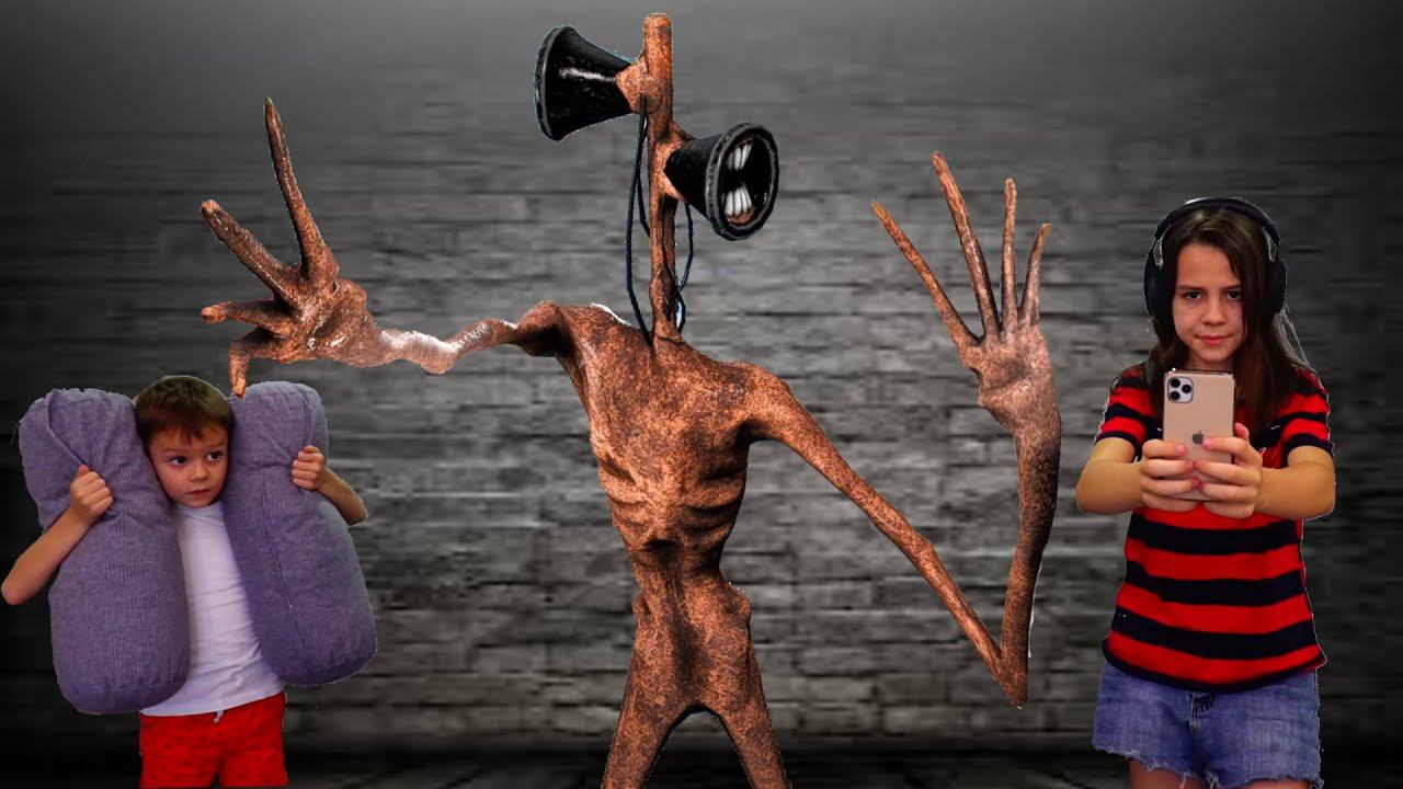 СИРЕНОГОЛОВЫЙ у нас дома в реальной жизни Фильм 4 Siren Head Horror смотреть онлайн