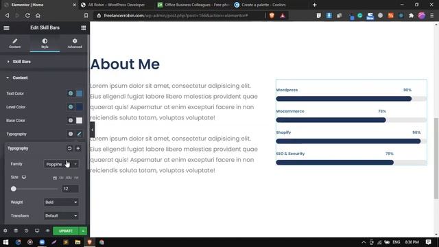 wordpress portfolio website design with elementor (cmbd offline batch-80) by aiman смотреть онлайн