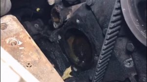 Замена помпы Fiat Ducato 2.5