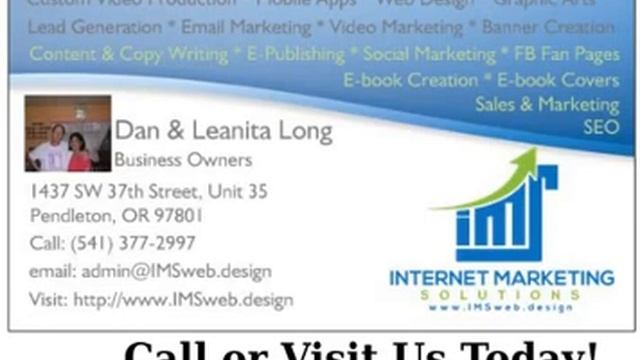 Internet Marketing Solutions & Web Design - HTML5 Banner EXAMPLE смотреть онлайн