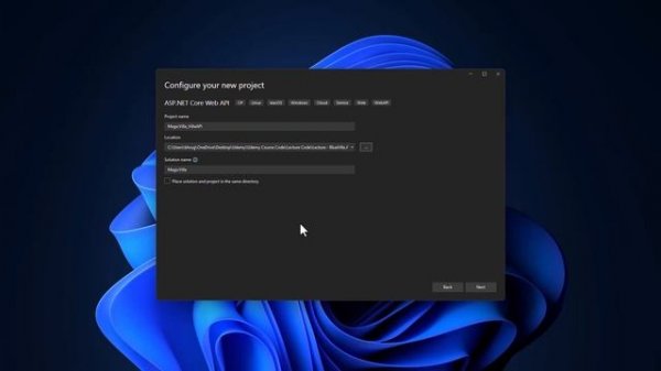 08 REST full API с ASP NET Core Web API  .NET 7,  создание проекта из шаблона ASP.NET Core WEB API