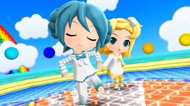 Hatsune Miku: Project Mirai DX - reverse rainbow feat. Miku & Rin [Pajamas Outfit] 4K 60FPS смотреть онлайн