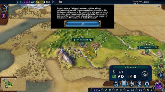 Civilization VI - Full Tutorial Game Gameplay - Xbox Live Gold смотреть онлайн