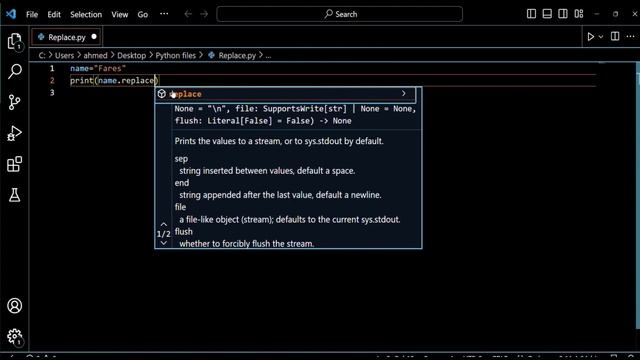 How to use the replace function in python смотреть онлайн