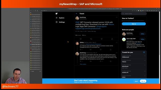 myNewsWrap – SAP and Microsoft (Episode 37) incl. Microsoft Build 2021 смотреть онлайн