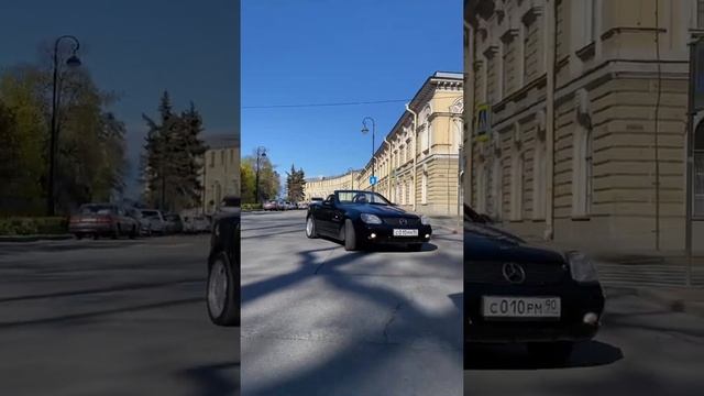 Прогулка на Mercedes Benz SLK R170 по дорогам Санкт-Петербурга смотреть онлайн