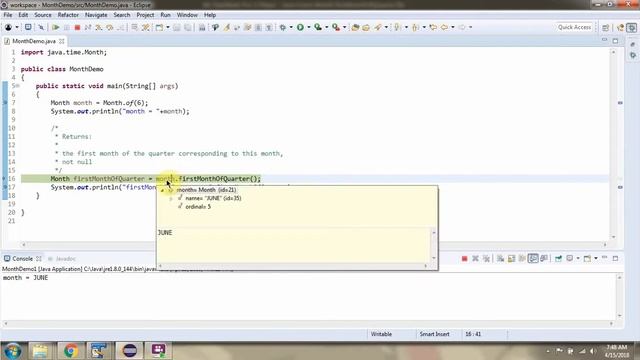 How to use firstMonthOfQuarter() method of Month Enum? | Java 8 Date and Time смотреть онлайн