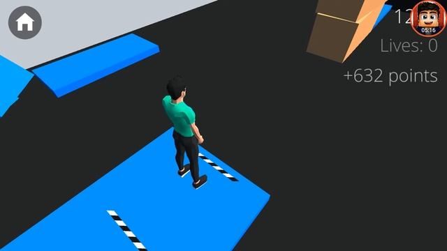 Parkour Flight 1.8 Обзор Игры Gameplay (ios Android) HD смотреть онлайн