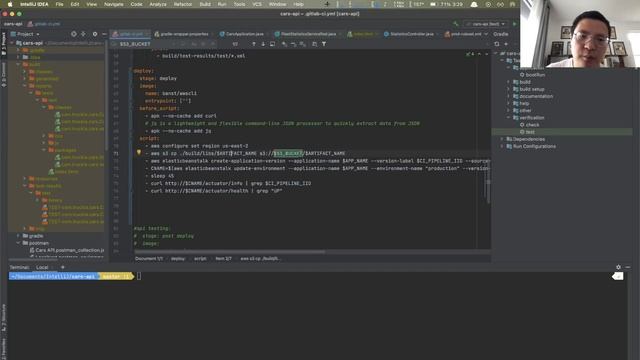 GitLab CI pipeline - 03 - Deployment & Testing Spring Boot app on AWS Elastic Beanstalk смотреть онлайн