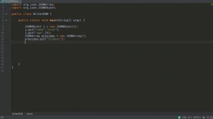 Creating JSON Files Using org.json in Java