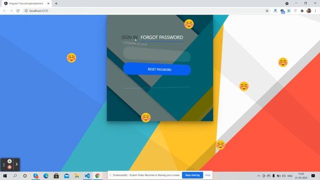 Angular 11 Sign In | Forgot Password Forms смотреть онлайн