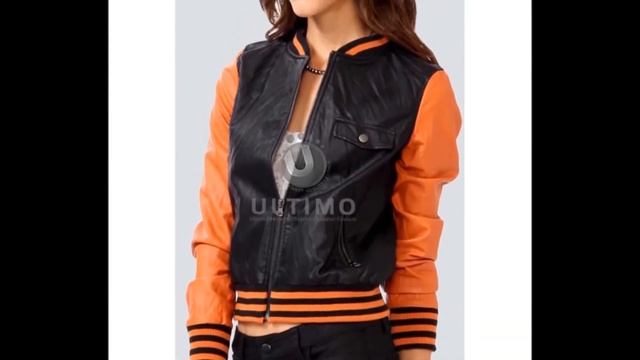 Bomber Leather Jackets for Women смотреть онлайн