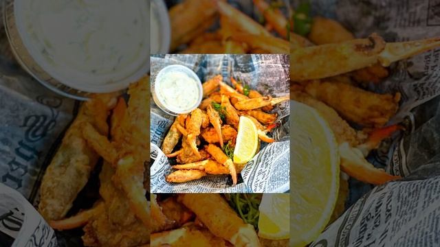 ЖАРЕНЫЕ КРАБОВЫЕ КЛЕШНИ ??? #shorts смотреть онлайн