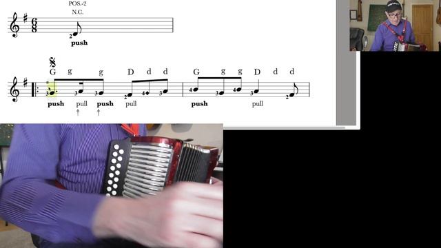 The Roast Beef Of Old England - DG Melodeon Performance Video And Tutorial Clip смотреть онлайн