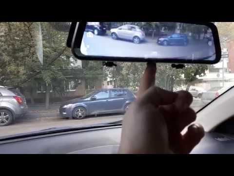 Потоковое зеркало заднего вида AVS0587DVR с монитором 9.7" и двухканальным FullHD видеорегистратором смотреть онлайн