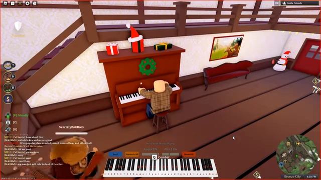 Katyusha - Russian Folk Song on roblox virtual piano | SHEETS смотреть онлайн